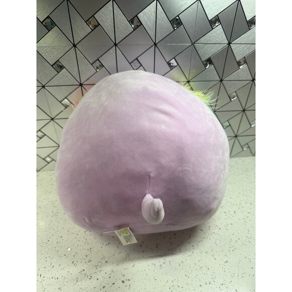 SQUISHMALLOWS Barb The Dog 11" Stuffed Plush Toy Purple Rainbow Puppy Floppy Ear - Picture 4 of 9